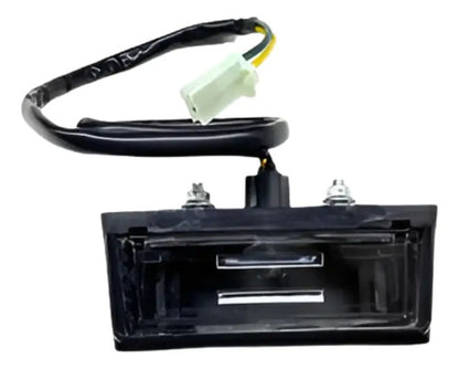 Luz de Placa com Refletor e Chicote Smartfox Honda Cg 125 150 160 Titan Fan