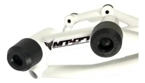 Protetor de Motor Stunt Race Cage Yamaha Mt-07 2015 a 2025 Branco