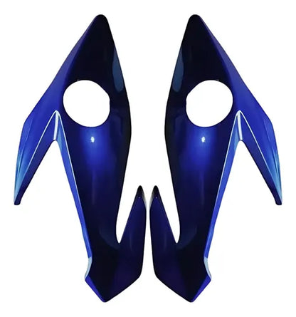Bananinha Par de Carenagens Laterais do Farol Paramotos Honda Cg 160 Titan 2022 a 2024 Azul