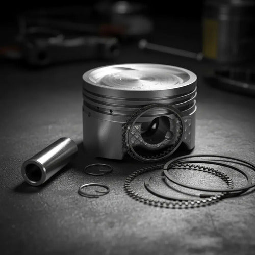 Kit Pistão com Anéis Iron Dafra Apache 150 2011 a 2019 0,75 mm