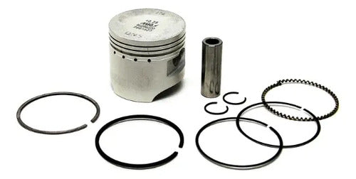 Kit Pistão com Anéis Magnetron Honda Biz Pop 100 C100 Dream 0,25 mm