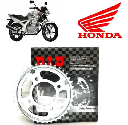 Kit Relação DID Premium com Retentor Honda Cbx 250 Twister 2001 em diante 520V 106L 37/13T