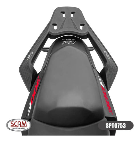 Suporte de Baú Bagageiro Scam Fiberforce Honda Cb 300f Twister 2023 em diante