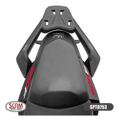 Suporte de Baú Bagageiro Scam Fiberforce Honda Cb 300f Twister 2023 em diante
