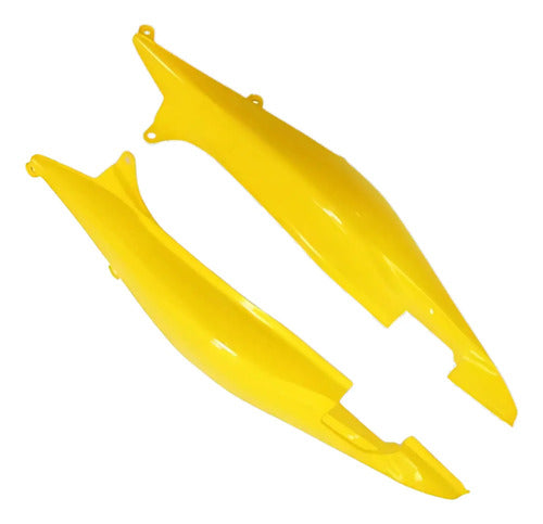 Par de Rabetas Laterais Paramotos Honda Cb 300r 2013 Amarelo
