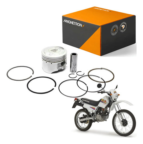 Kit Pistão com Anéis Magnetron Honda Cg 125 Today 1992 a 1994 Xlr 125 1997 a 2002 0,50 mm