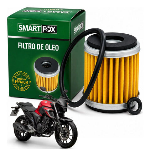 Filtro de Óleo com Anéis de Vedação Smartfox Yamaha Fazer Lander Ténéré 250