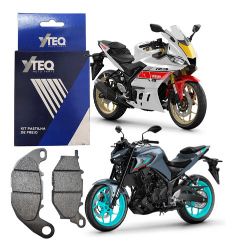 Pastilha de Freio Dianteira Y-TEQ Yamaha Mt-03 Yzf-R3 2016 em diante