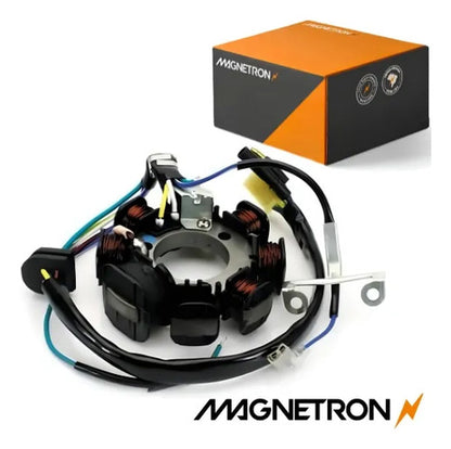 Magneto Estator com Bobina de Pulso Magnetron Honda Cg 125 Titan 1999 a 2001 Xlr 125 2000