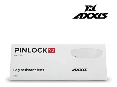 Película Pinlock Antiembaçante Axxis V-31 Hawk SV Hawk Evo SV Panther SV Transparente