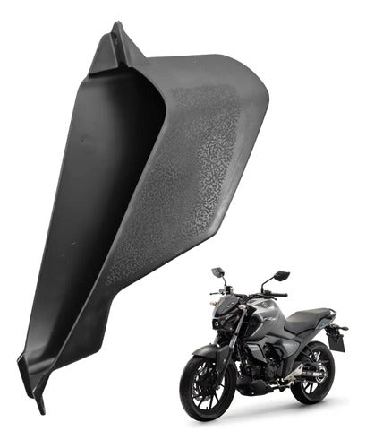 Grade Interna da Aba do Tanque Esquerda Yamaha Fazer Fz15 150 2023 em diante Preto