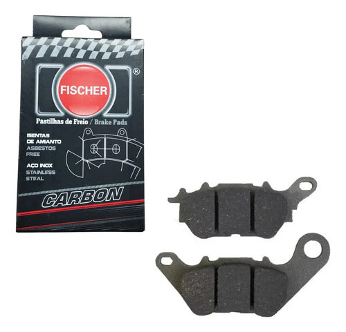 Pastilha de Freio Dianteira Fischer Carbon Yamaha Mt-03 Yzf-R3 2016 a 2025 FJ2790C