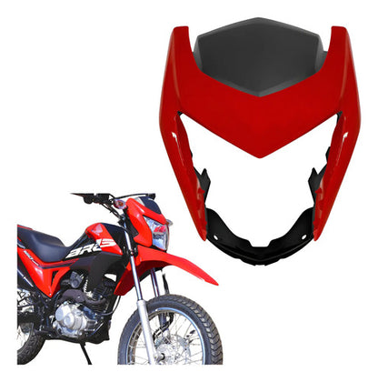 Kit Carenagem do Farol Paramotos Honda Bros 160 2015 a 2021 Vermelho