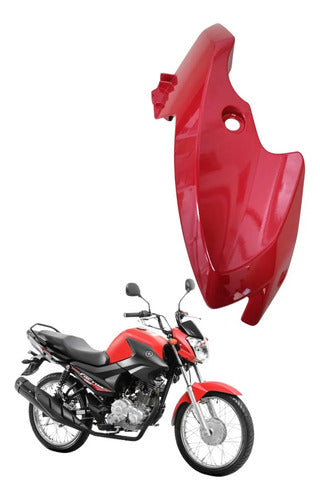 Bananinha Carenagem Lateral do Farol Esquerda Yamaha Factor 125 150 2016 a 2017 Vermelho