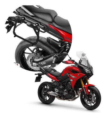 Suporte de Baú Bagageiro Lateral Scam Yamaha Tracer 900 2017 a 2018