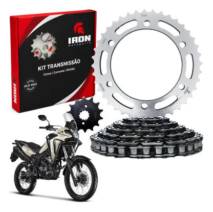 Kit Relação Iron sem Retentor Honda Sahara 300 2024 em diante 520H 110L 40/14T