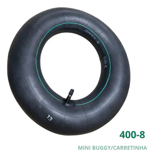 Câmara de Ar Smartfox Aro 8 4.00-8 Válvula Schrader para Mini Buggy e Carretinha