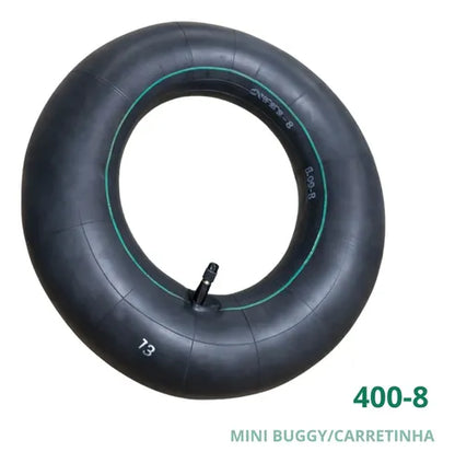 Câmara de Ar Smartfox Aro 8 4.00-8 Válvula Schrader para Mini Buggy e Carretinha