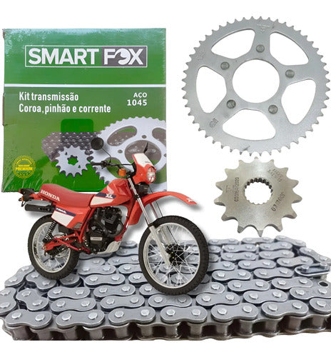Kit Relação Smartfox sem Retentor Honda Xls 125 1987 a 1995 428H 126L 56/14T