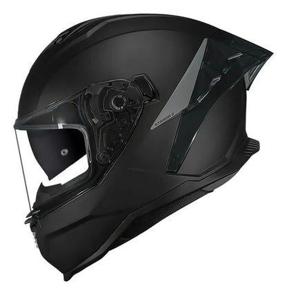 Capacete Norisk Strada II Solid com Óculos Solar Interno Preto Fosco