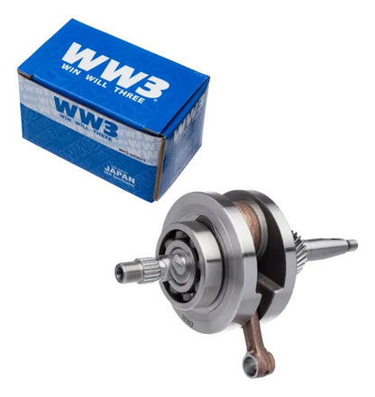 Virabrequim com Biela e Rolamentos WW3 Honda Cg 125 Titan Today 1992 a 1999
