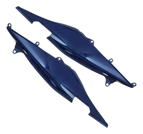 Par de Rabetas Laterais Paramotos Honda Cb 300r 2012 Azul