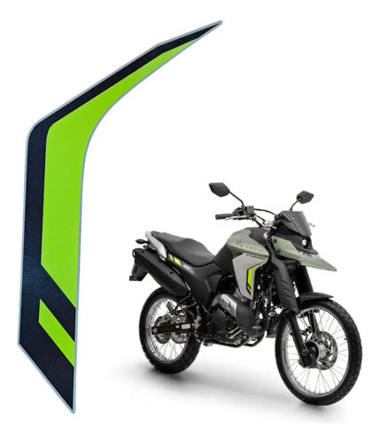 Adesivo da Aba do Tanque Direita Yamaha Lander 250 2025 Verde