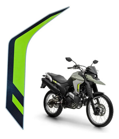 Adesivo da Aba do Tanque Direita Yamaha Lander 250 2025 Verde
