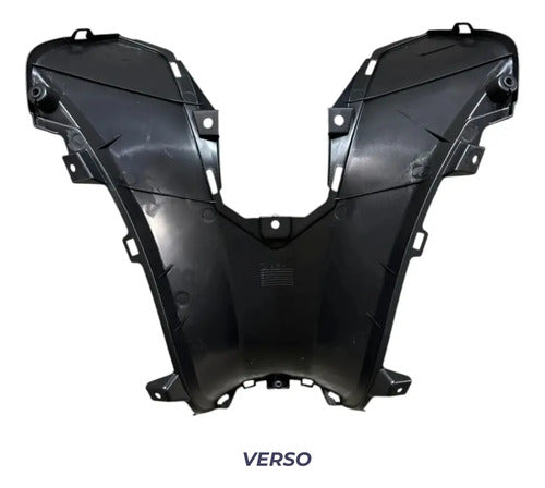 Acabamento Superior Central do Chassi Smartfox Shineray Jet 50 2011 a 2025 Jet 125 2023 a 2025 Preto