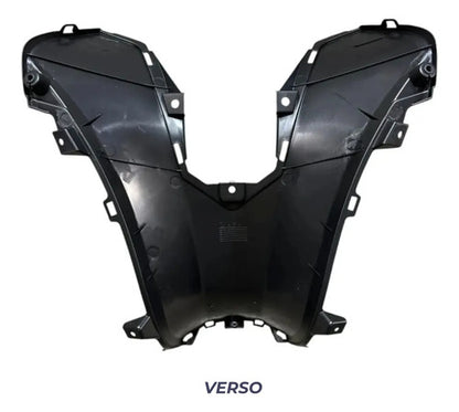Acabamento Superior Central do Chassi Smartfox Shineray Jet 50 2011 a 2025 Jet 125 2023 a 2025 Preto