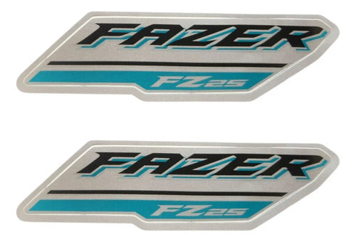 Kit Adesivos JS Yamaha Fazer Fz25 250 2018 a 2021 Preto