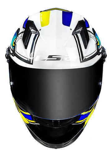 Capacete LS2 FF358 Xdron Azul Brilhante