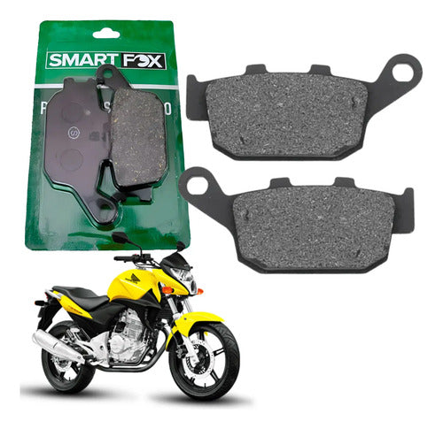Pastilha de Freio Traseira Smartfox Honda Xre 300 Cb 600f Hornet Cb 300r Yamaha Xj6