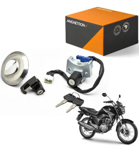 Conjunto de Travas Magnetron Honda Cg 150 Titan 2014 a 2015