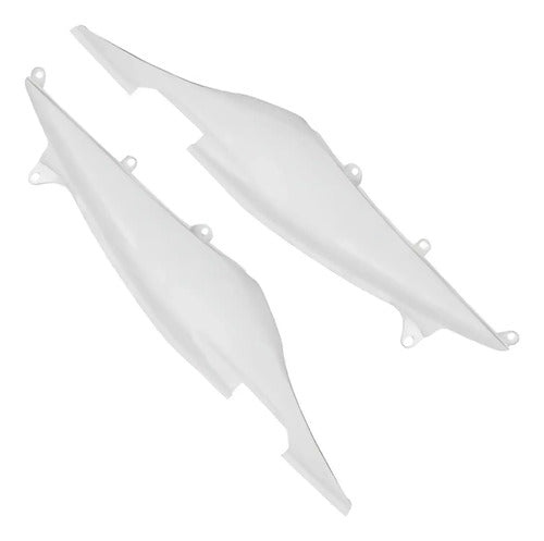 Par de Rabetas Laterais Paramotos Honda Cb 300r 2009 a 2012 Branco