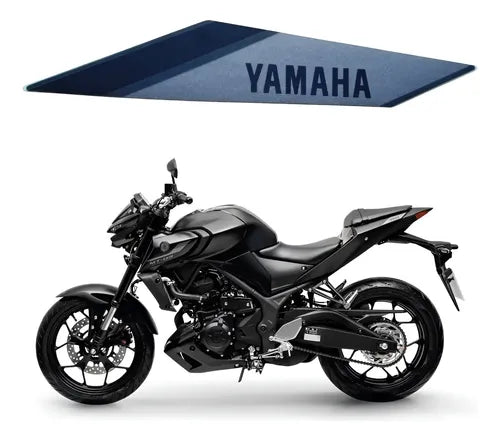 Adesivo da Rabeta Lateral Esquerda Yamaha Mt-03 2022 a 2025 Preto Fosco