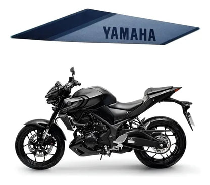 Adesivo da Rabeta Lateral Esquerda Yamaha Mt-03 2022 a 2025 Preto Fosco