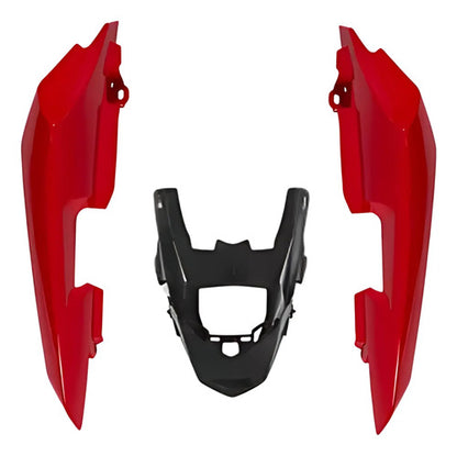 Rabeta Lateral Completa Paramotos Yamaha Factor 150 2018 Vermelho
