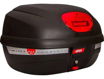 Bauleto Baú Traseiro Givi E33N Point Monolock 33 Litros Lente Vermelha