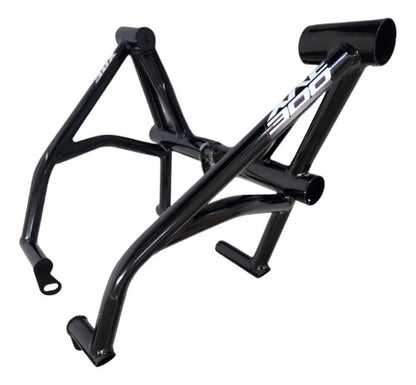 Protetor de Motor Stunt Race Street Cage Honda Xre 300 2009 em diante Preto Brilhante