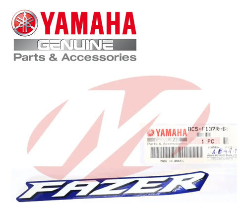 Adesivo da Aleta da Aba do Tanque Esquerda Yamaha Fazer Fz25 250 2022 a 2023 Azul