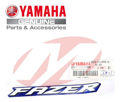 Adesivo da Aleta da Aba do Tanque Esquerda Yamaha Fazer Fz25 250 2022 a 2023 Azul