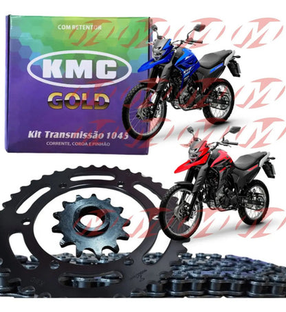 Kit Relação KMC com Retentor Yamaha Lander 250 2009 a 2024 Ténéré 250 2011 a 2019 520UO 106L 40/13T