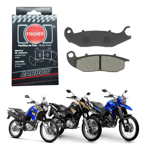 Pastilha de Freio Dianteira Fischer Yamaha Crosser 150 Lander Ténéré 250 Honda Pcx 125 150 FJ2660C