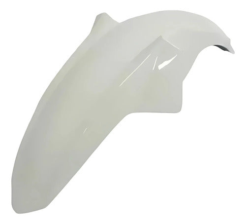 Paralama Dianteiro Paramotos Yamaha Factor 125 150 2016 a 2022 Branco Brilhante