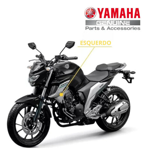 Guia de Ar Aba do Tanque Esquerda Yamaha Fazer Fz25 250 2018 a 2023 Prata