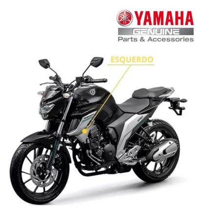 Guia de Ar Aba do Tanque Esquerda Yamaha Fazer Fz25 250 2018 a 2023 Prata