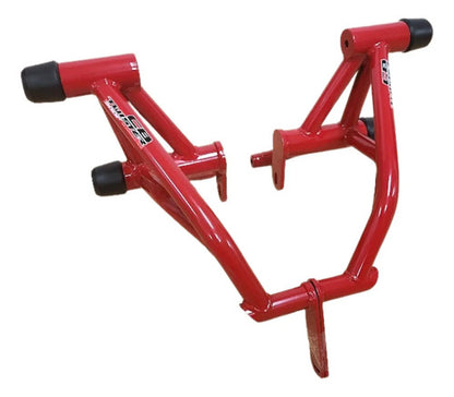 Protetor de Motor Stunt Race Street Cage Honda Cb 300f Twister 2023 a 2025 Vermelho