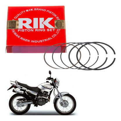 Jogo de Anéis do Pistão RIK Yamaha Tdm 225 1997 a 2005 Xt 225 1997 a 2006 Ttr 230 2008 a 2019 0,75