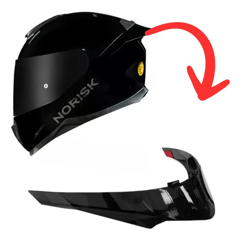 Spoiler de Capacete Norisk Razor Fumê